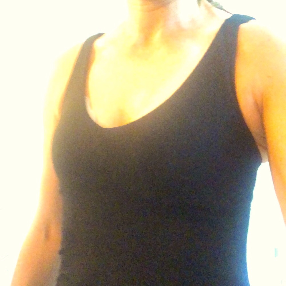 Black maxi dress